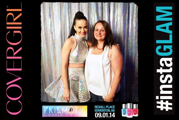 With Katy Perry at the Prismatic World Tour in Edmonton