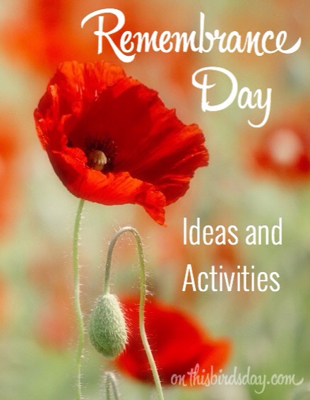 Ideas and activities for Remembrance Day