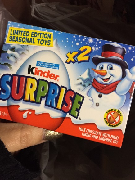 Holiday themed limited Edition KINDER Eggs