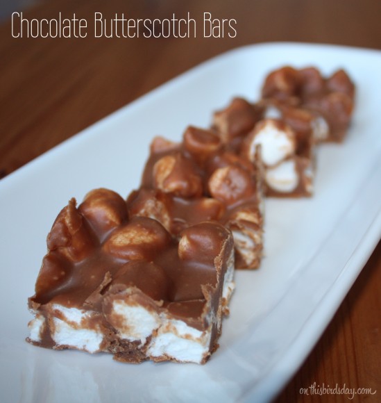 A delicious twist on the butterscotch bar recipe